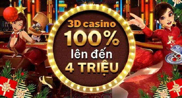 100% thưởng đăng ký ở 3D Game